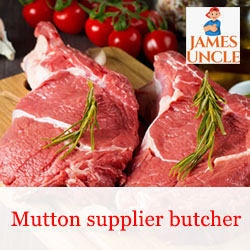 Mutton supplier Butcher Mr. Narayan Saha in Nimta